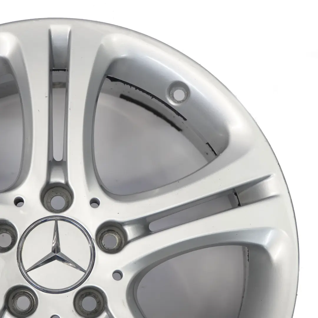 Alloy Rim 17" 7.5J ET:52.5 to Mercedes W176 W246 Silver Wheel with Part number A2464011002 Mercedes W176 W246 Silver Wheel Alloy Rim 17" 7.5J ET:52.5 - SKU A2464011002-3 - Part number A2464011002