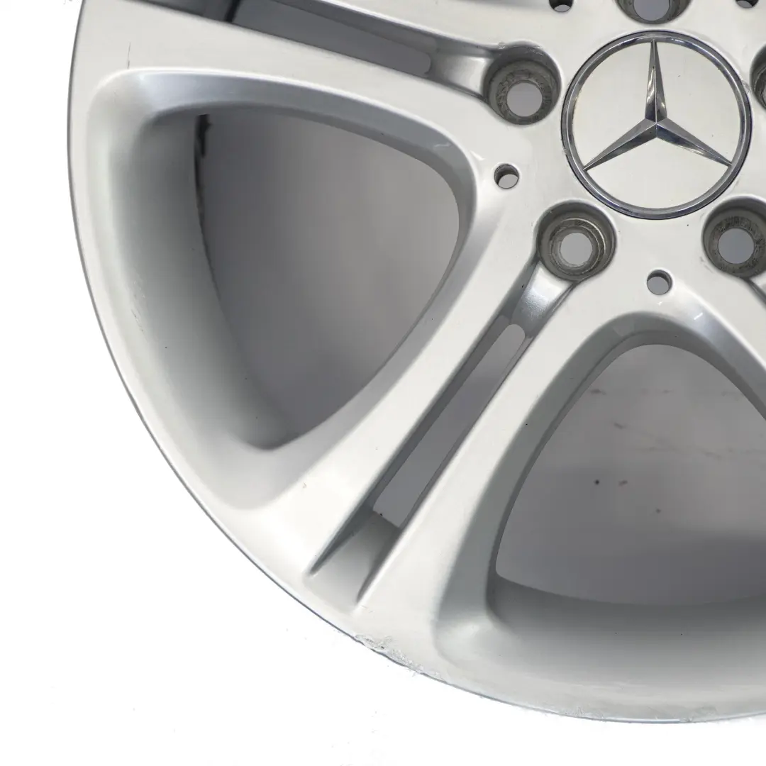 Alloy Rim 17" 7.5J ET:52.5 to Mercedes W176 W246 Silver Wheel with Part number A2464011002 Mercedes W176 W246 Silver Wheel Alloy Rim 17" 7.5J ET:52.5 - SKU A2464011002-3 - Part number A2464011002