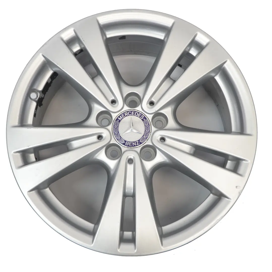 Mercedes A B Class W176 W246 Jante alliage argentée 17" ET:52,5 7,5J - SKU A2464011400-2 - Numéro de pièce A2464011400