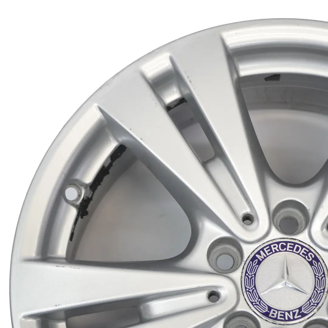 Mercedes A B Class W176 W246 Jante alliage argentée 17" ET:52,5 7,5J - SKU A2464011400-2 - Numéro de pièce A2464011400