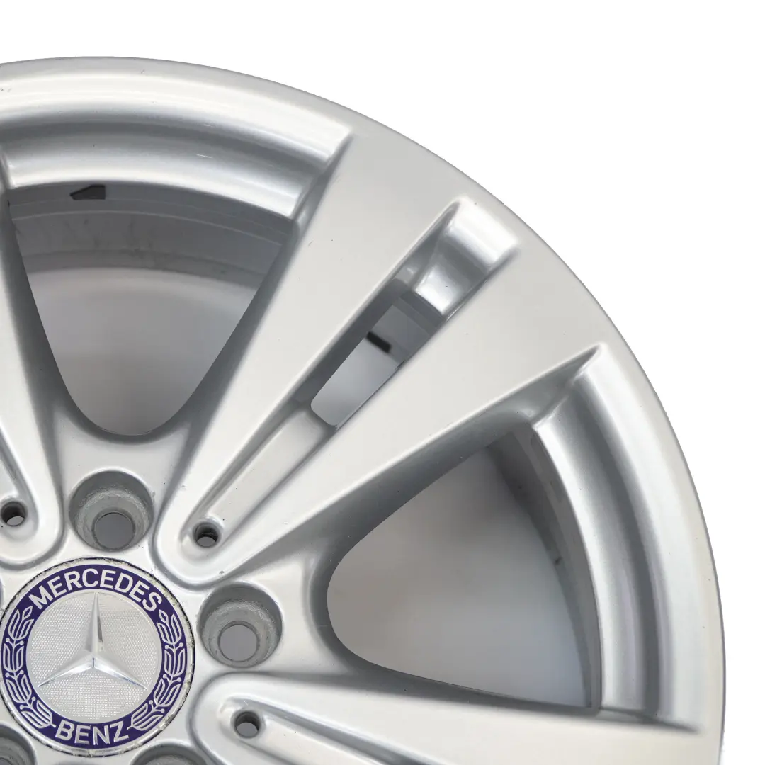 Mercedes W176 W246 Silver Alloy Wheel Rim 17" ET:52,5 7,5J - SKU A2464011400-2 - Part number A2464011400