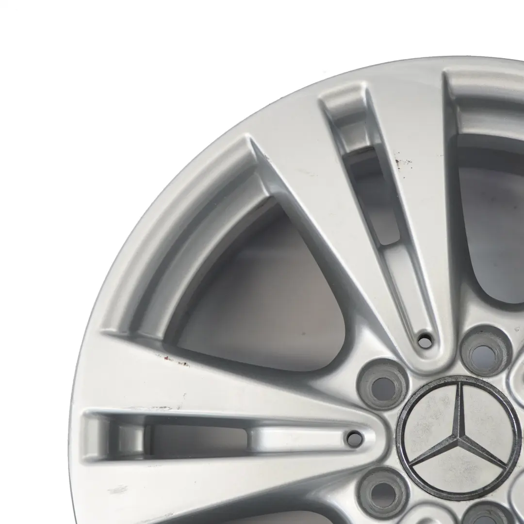 Mercedes-Benz W176 W246 Silber Alufelge Alu Felge 17" 7,5J ET:52,5 für mit Teilenummer A2464011400 Mercedes-Benz W176 W246 Silber Alufelge Alu Felge 17" 7,5J ET:52,5 - SKU A2464011400-5 - Teilenummer A2464011400