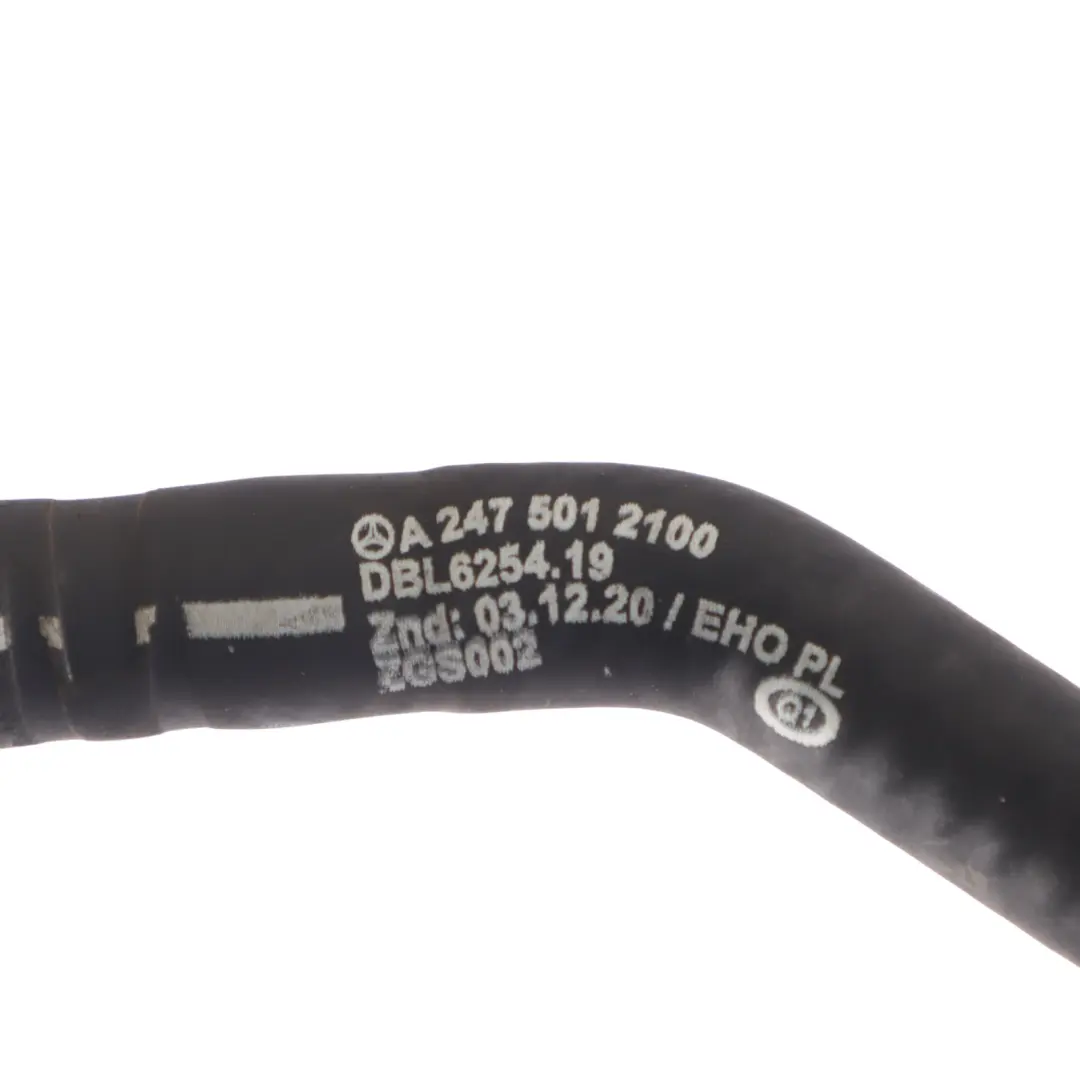 Mercedes W177 W247 M282 Przewód Rura Wąż Odpowietrzający - SKU A2475012100 - Numer Części A2475012100
