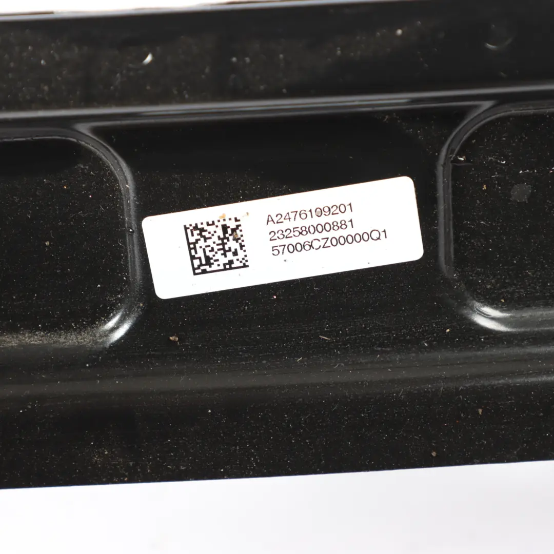 Bumper Carrier Cross Member Support Bar to Mercedes W177 W247 Rear with Part number A2476109201 Mercedes W177 W247 Rear Bumper Carrier Cross Member Support Bar - SKU A2476109201 - Part number A2476109201