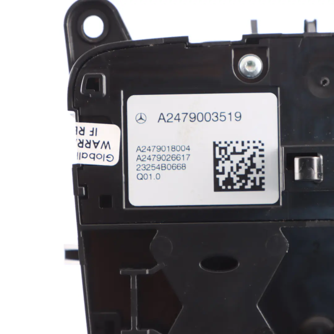 Mercedes W177 Centre Console Multimedia Control Switch Panel Unit - SKU A2479003519 - Part number A2479003519