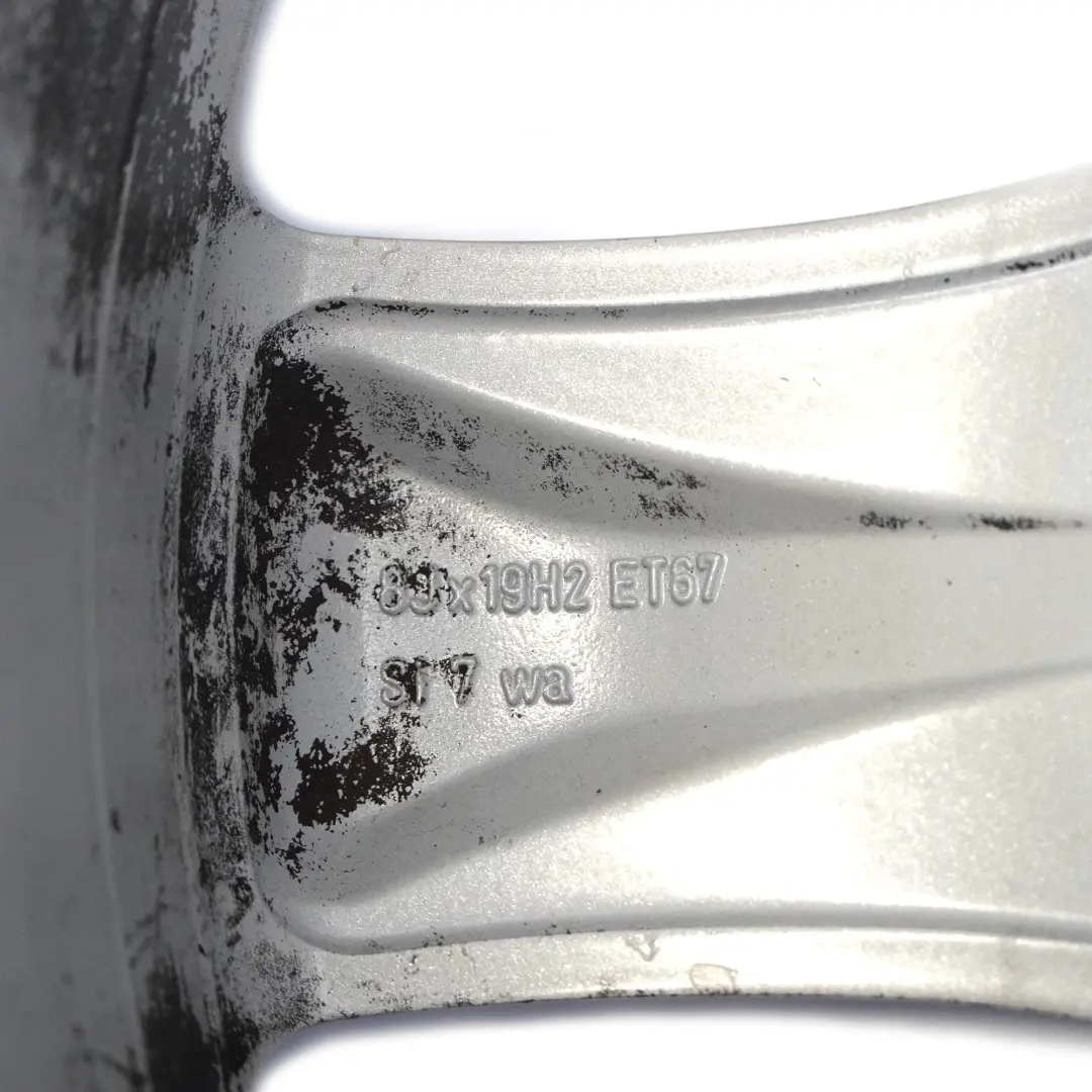 Mercedes W251 Srebrna felga aluminiowa 19" 8J ET:67 5 szprych - SKU A2514011202-1 - Numer Części A2514011202