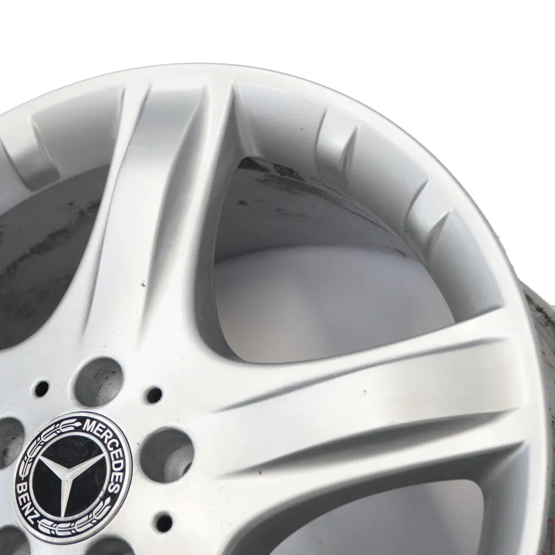 Mercedes W251 Silver Wheel Alloy Rim 19" 8J ET:67 5 Spoke - SKU A2514011202-1 - Part number A2514011202