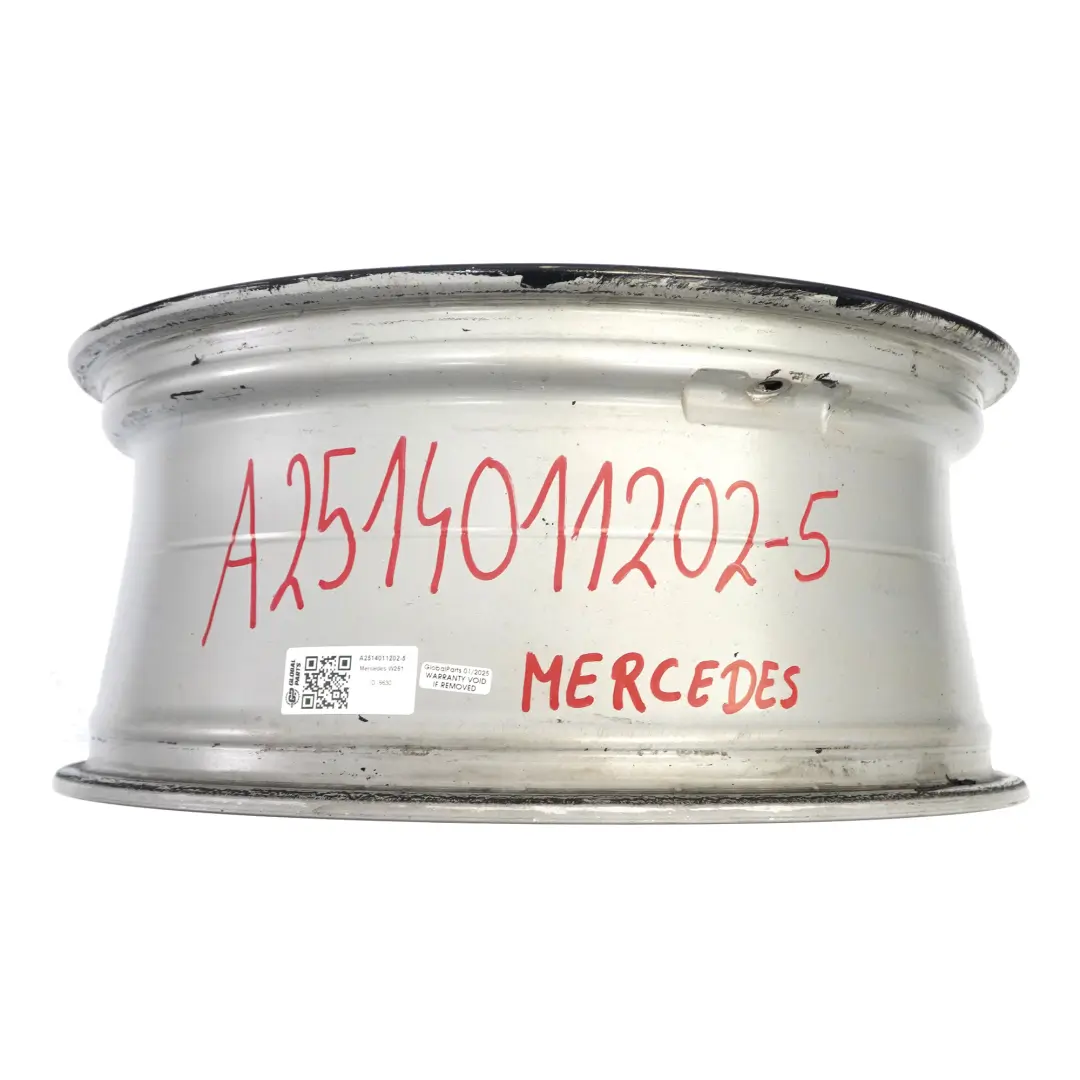 Llanta de aleación negra Mercedes W251 19" 8J ET:67 5 radios para con número de pieza A2514011202 Llanta de aleación negra Mercedes W251 19" 8J ET:67 5 radios - SKU A2514011202-5 - Número de pieza A2514011202