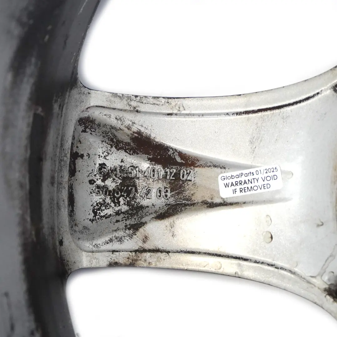 Alloy Rim 19" 8J ET:67 5 Spoke to Mercedes W251 Black Wheel with Part number A2514011202 Mercedes W251 Black Wheel Alloy Rim 19" 8J ET:67 5 Spoke - SKU A2514011202-6 - Part number A2514011202