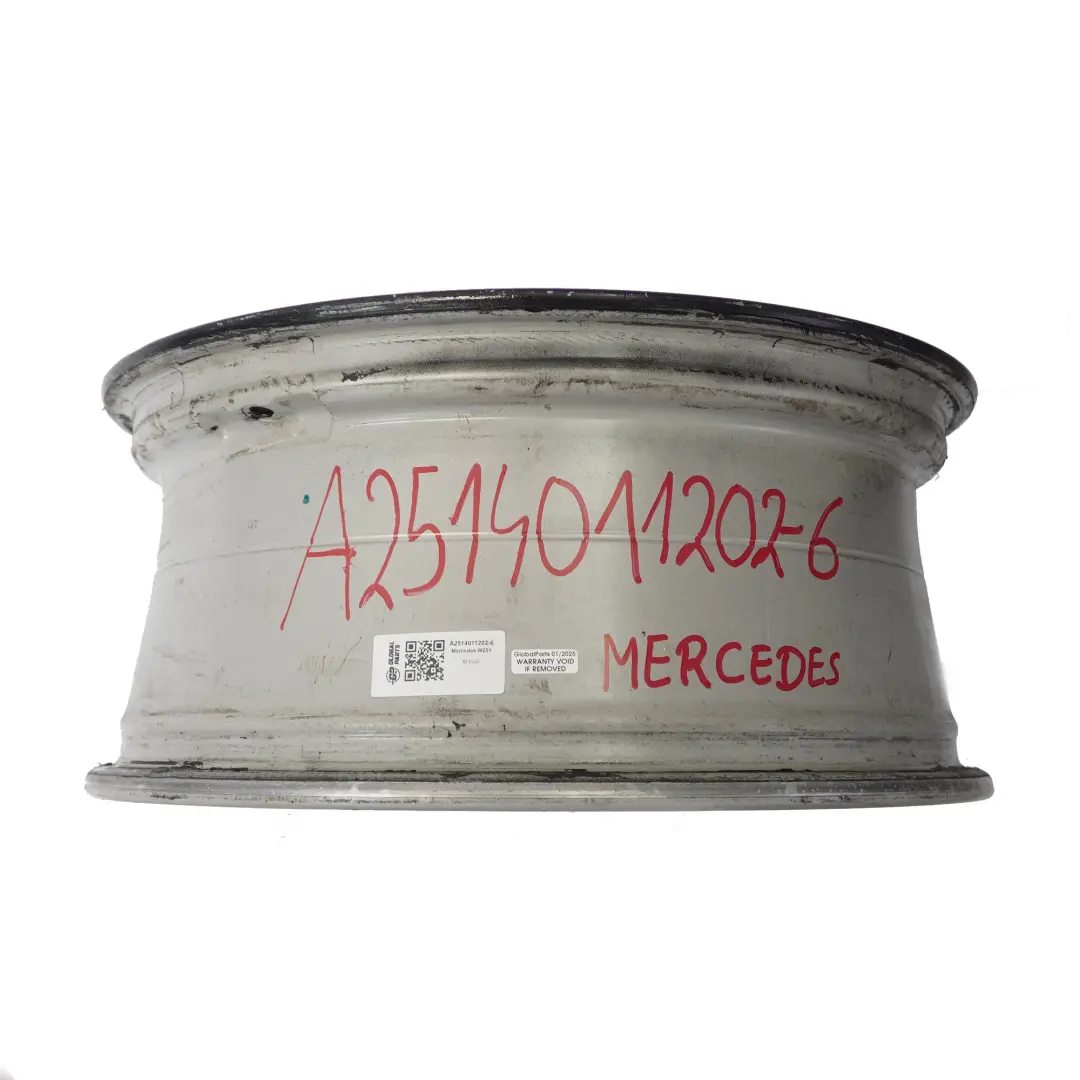 Alloy Rim 19" 8J ET:67 5 Spoke to Mercedes W251 Black Wheel with Part number A2514011202 Mercedes W251 Black Wheel Alloy Rim 19" 8J ET:67 5 Spoke - SKU A2514011202-6 - Part number A2514011202