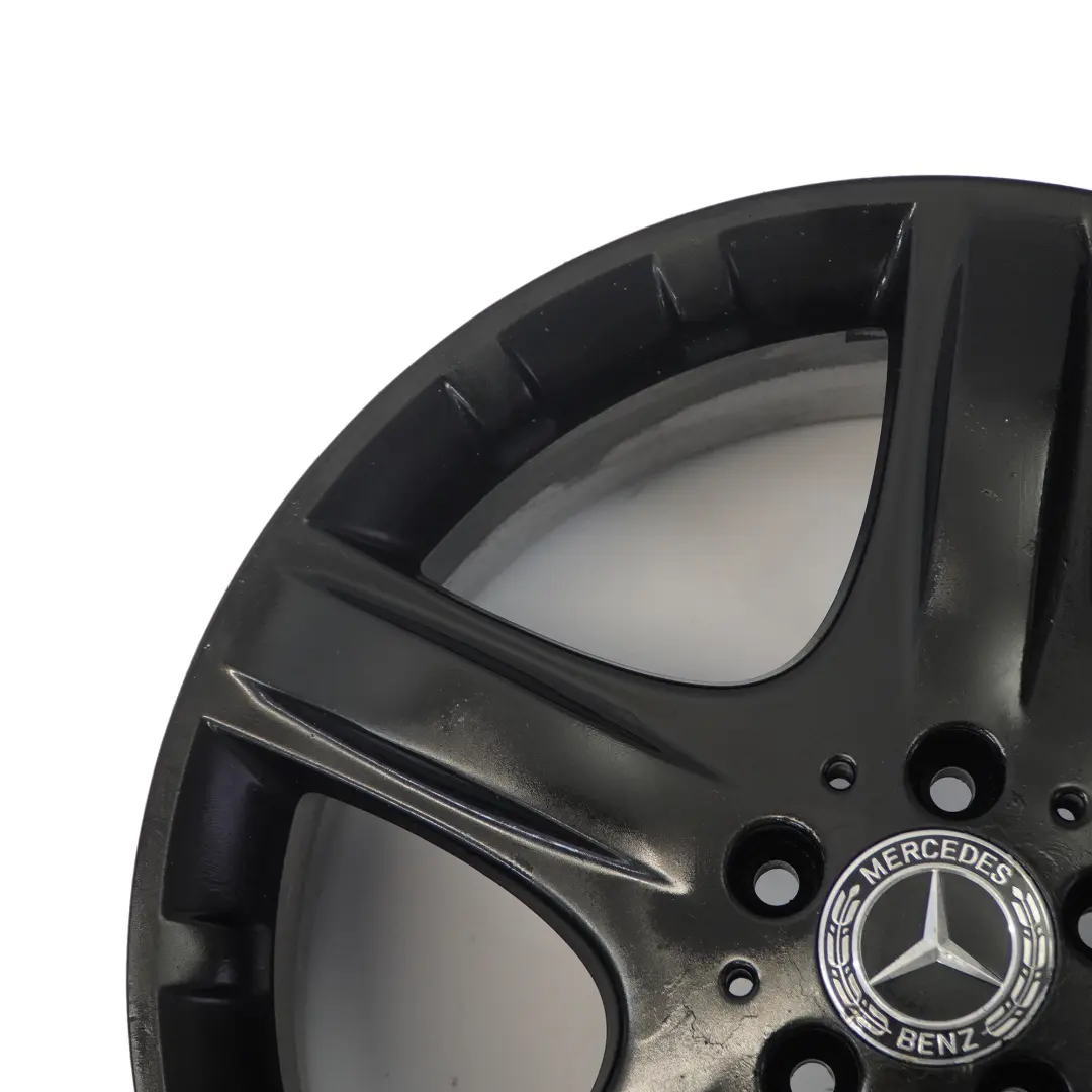 Llanta de aleación negra 19" 8J ET:67 5 radios para Mercedes W251 con número de pieza A2514011202 Mercedes W251 Llanta de aleación negra 19" 8J ET:67 5 radios - SKU A2514011202-6 - Número de pieza A2514011202