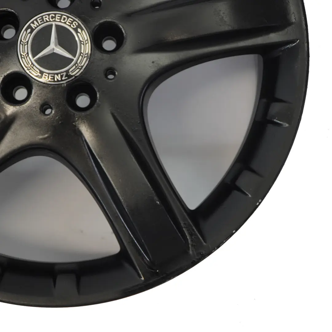 Alloy Rim 19" 8J ET:67 5 Spoke to Mercedes W251 Black Wheel with Part number A2514011202 Mercedes W251 Black Wheel Alloy Rim 19" 8J ET:67 5 Spoke - SKU A2514011202-6 - Part number A2514011202