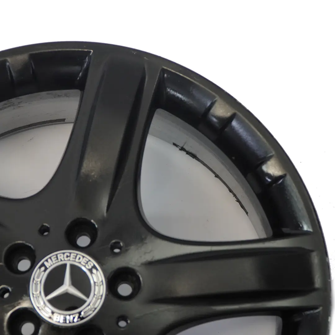 Alloy Rim 19" 8J ET:67 5 Spoke to Mercedes W251 Black Wheel with Part number A2514011202 Mercedes W251 Black Wheel Alloy Rim 19" 8J ET:67 5 Spoke - SKU A2514011202-7 - Part number A2514011202
