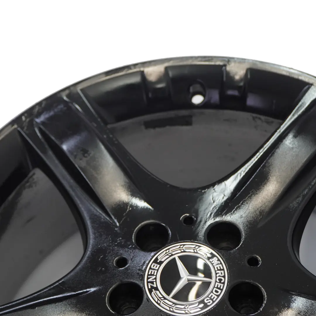 Alloy Rim 19" 8J ET:67 5 Spoke to Mercedes W251 Black Wheel with Part number A2514011202 Mercedes W251 Black Wheel Alloy Rim 19" 8J ET:67 5 Spoke - SKU A2514011202-7 - Part number A2514011202