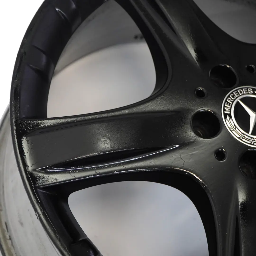 Alloy Rim 19" 8J ET:67 5 Spoke to Mercedes W251 Black Wheel with Part number A2514011202 Mercedes W251 Black Wheel Alloy Rim 19" 8J ET:67 5 Spoke - SKU A2514011202-7 - Part number A2514011202