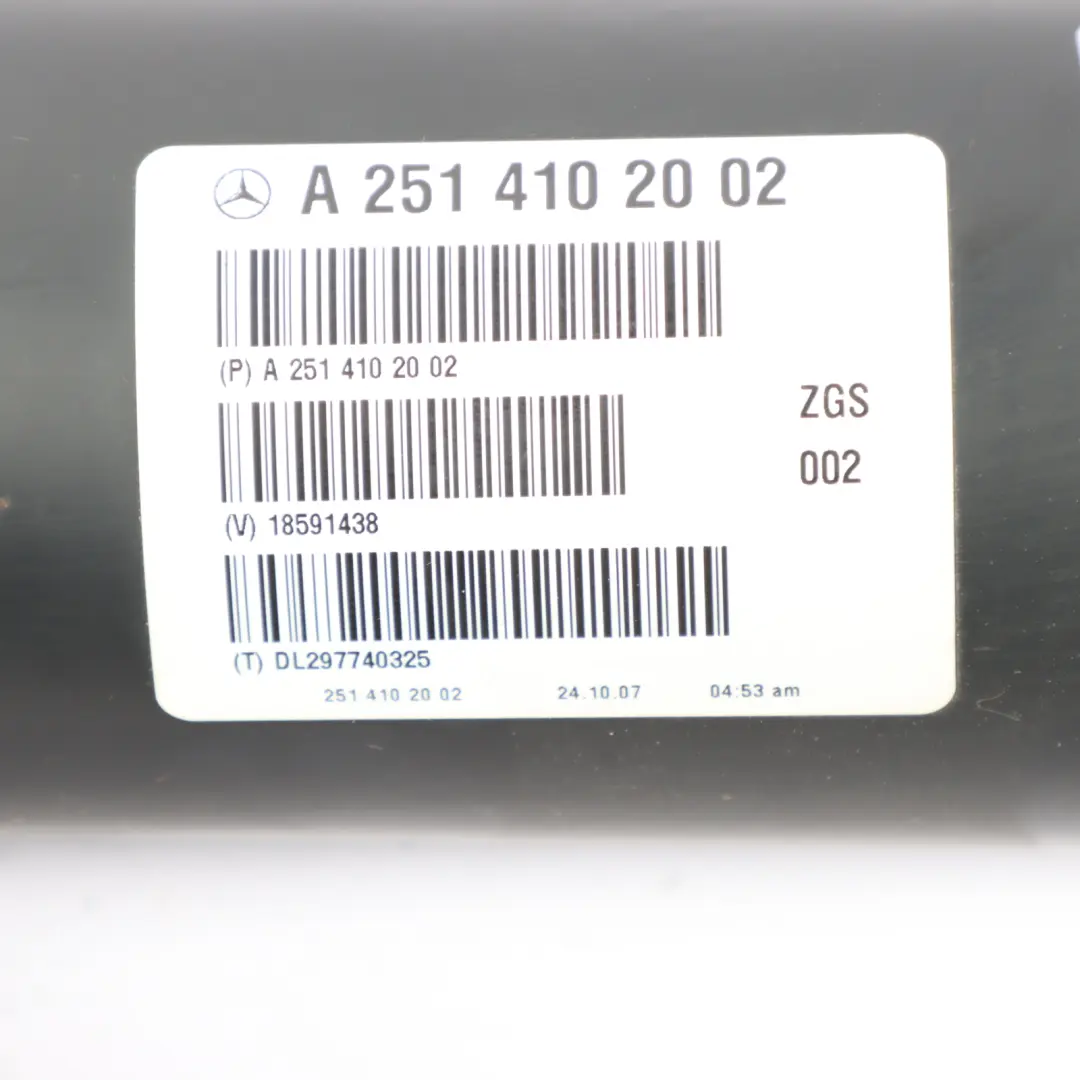 Mercedes W251 Propshaft Drive Shaft Automatic Transmission - SKU A2514102002 - Part number A2514102002
