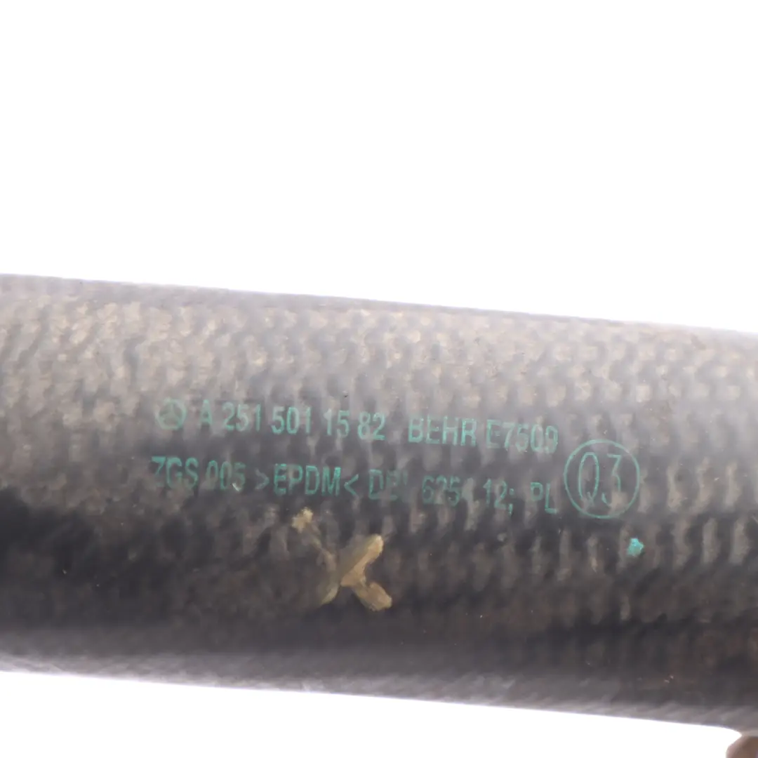 Mercedes W251 OM642 Diesel Water Coolant Pipe Cooling Hose Line - SKU A2515011582 - Part number A2515011582