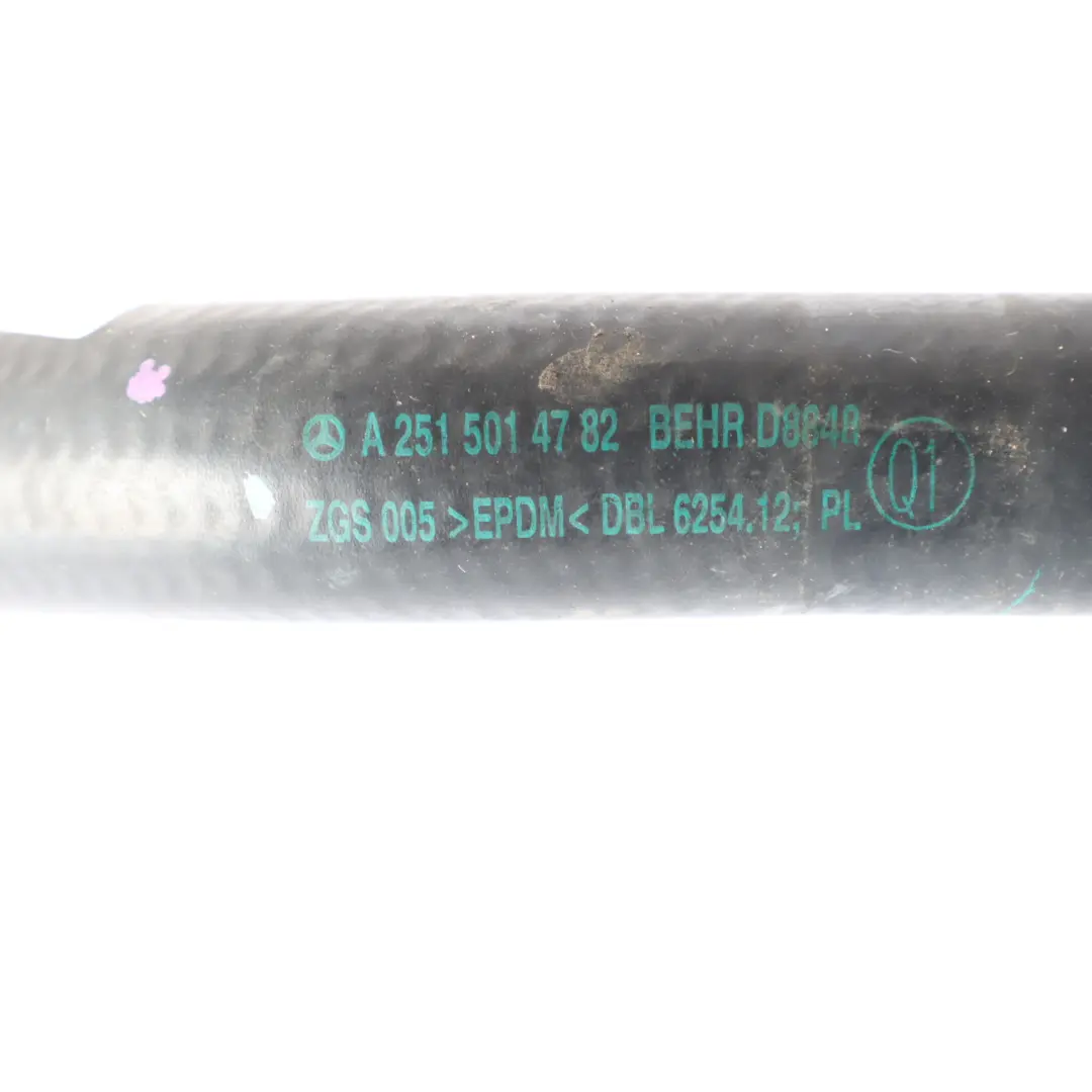 Mercedes W251 Coolant Hose Radiator Cooling Water Pipe Line - SKU A2515014782 - Part number A2515014782