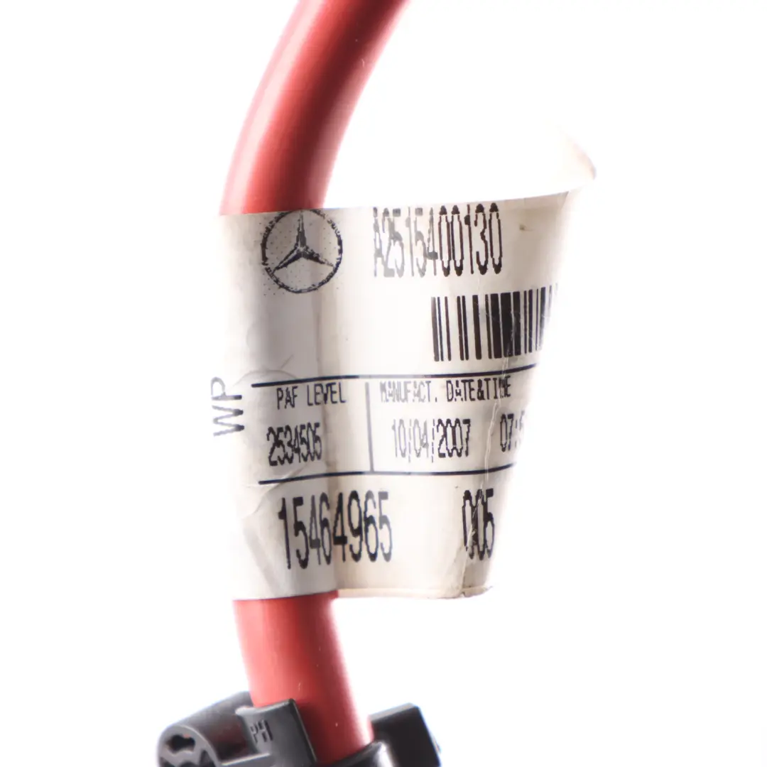 Positive Battery Cable Lead Wire Starter to Mercedes W251 with Part number A2515400130 Mercedes W251 Positive Battery Cable Lead Wire Starter - SKU A2515400130 - Part number A2515400130