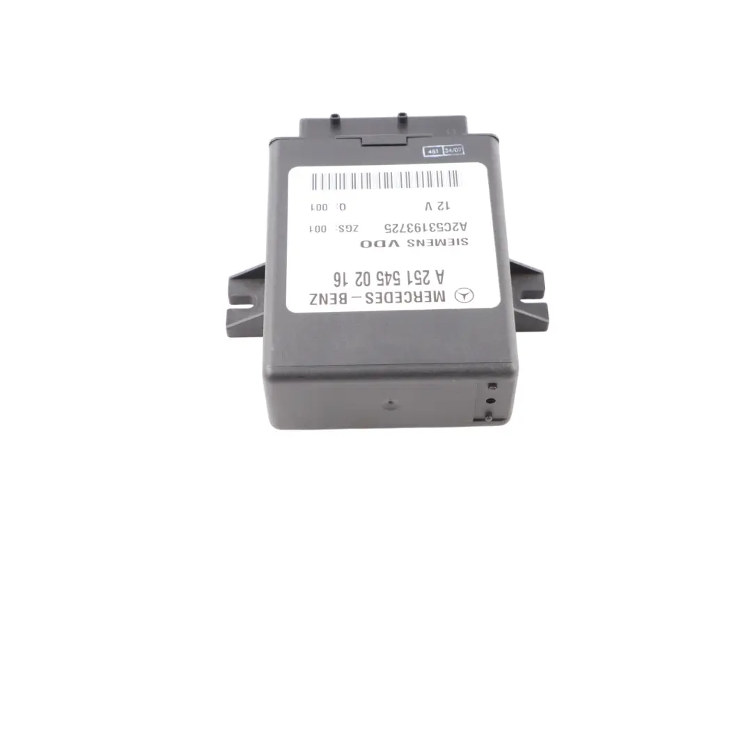 Suspension Module Mercedes S211 W251 Control Module Unit to Air with Part number A2515450216 Air Suspension Module Mercedes S211 W251 Control Module Unit - SKU A2515450216 - Part number A2515450216