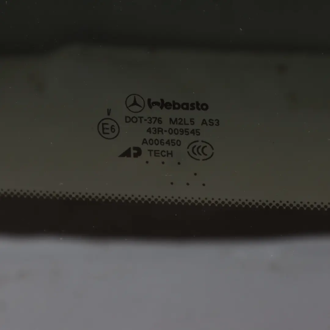 Mercedes W251 Panoramadach Schiebedach Vorne Fenster Glas Scheibe Getönt AS3 - SKU A2517800121 - Teilenummer A2517800121