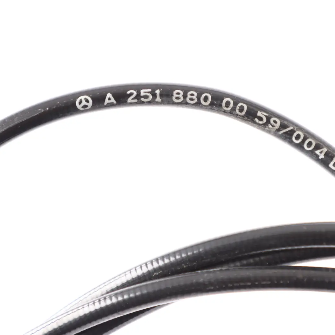 Capó Bloqueo Cable Bowden para Mercedes W251 con número de pieza A2518800059 Mercedes W251 Capó Bloqueo Cable Bowden - SKU A2518800059 - Número de pieza A2518800059