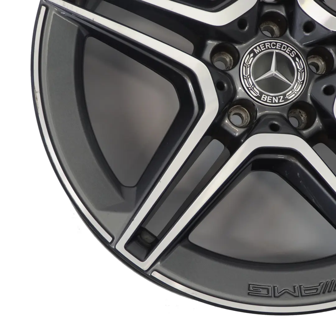 Cerchio in lega posteriore grigio 19" 9J ET:20 per Mercedes GLC X253 con numero di parte A2534015400 Mercedes GLC X253 Cerchio in lega posteriore grigio 19" 9J ET:20 - SKU A2534015400-1 - Numero di parte A2534015400