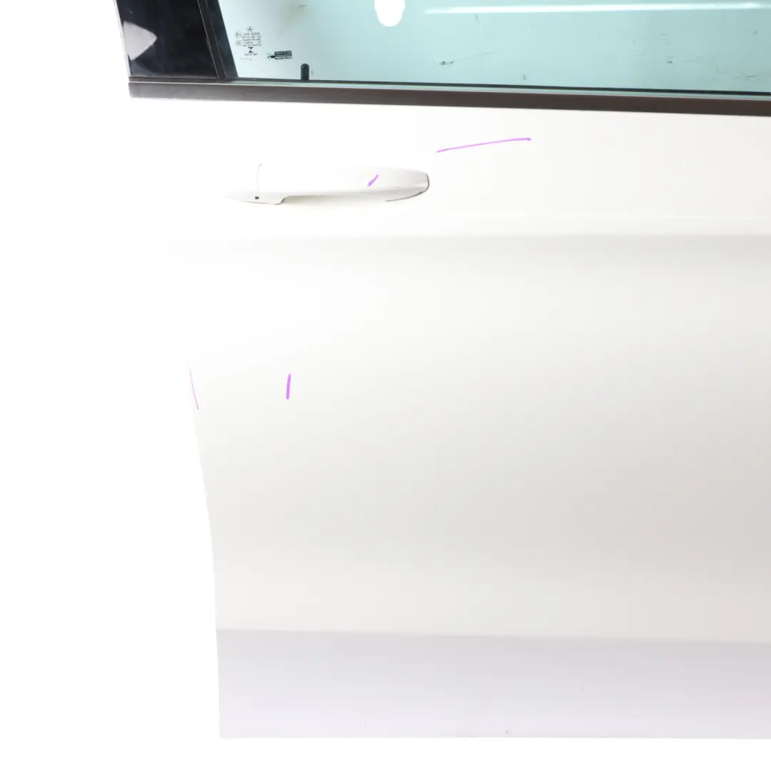 Door Front Right O/S Covering Panel Polar White - 149 to Mercedes C253 with Part number A2537208400 Mercedes C253 Door Front Right O/S Covering Panel Polar White - 149 - SKU A2537208400-POL - Part number A2537208400