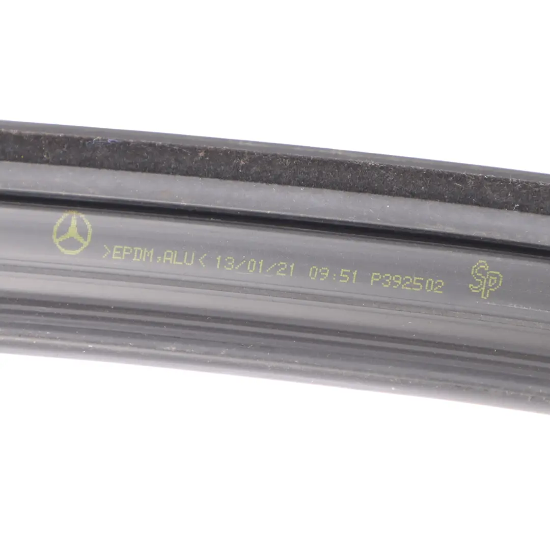 Window Guide Frame Rail Moulding Front Left N/S to Mercedes GLC C253 with Part number A2537259500 Mercedes GLC C253 Window Guide Frame Rail Moulding Front Left N/S - SKU A2537259500 - Part number A2537259500