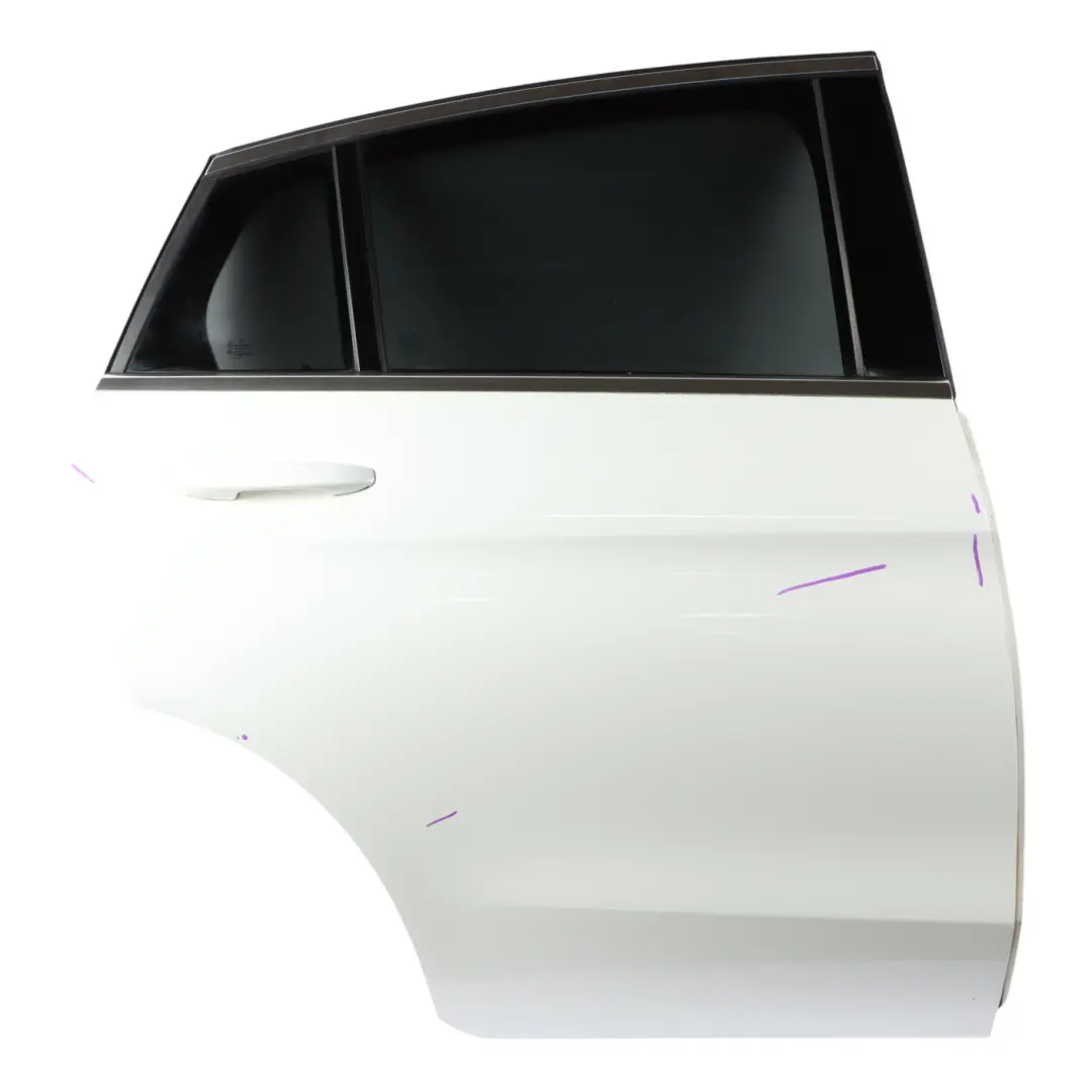 Door Rear Right O/S Polar White - 149 to Mercedes C253 with Part number A2537306404 Mercedes C253 Door Rear Right O/S Polar White - 149 - SKU A2537306404-POL - Part number A2537306404