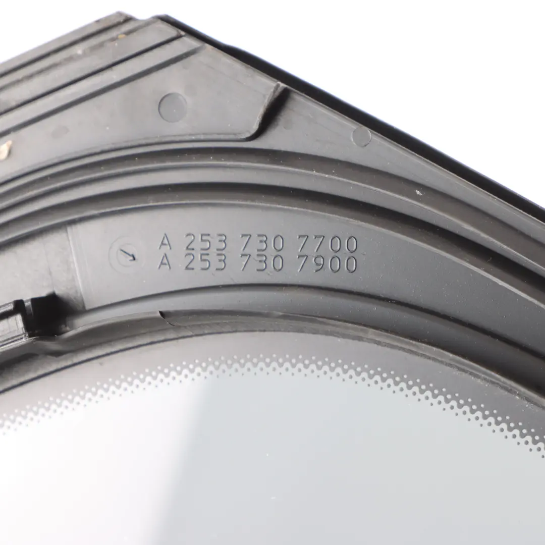 Triangle Window Quarter Glass Rear Left N/S AS3 to Mercedes GLC C253 with Part number A2537307900 Mercedes GLC C253 Triangle Window Quarter Glass Rear Left N/S AS3 - SKU A2537307900 - Part number A2537307900