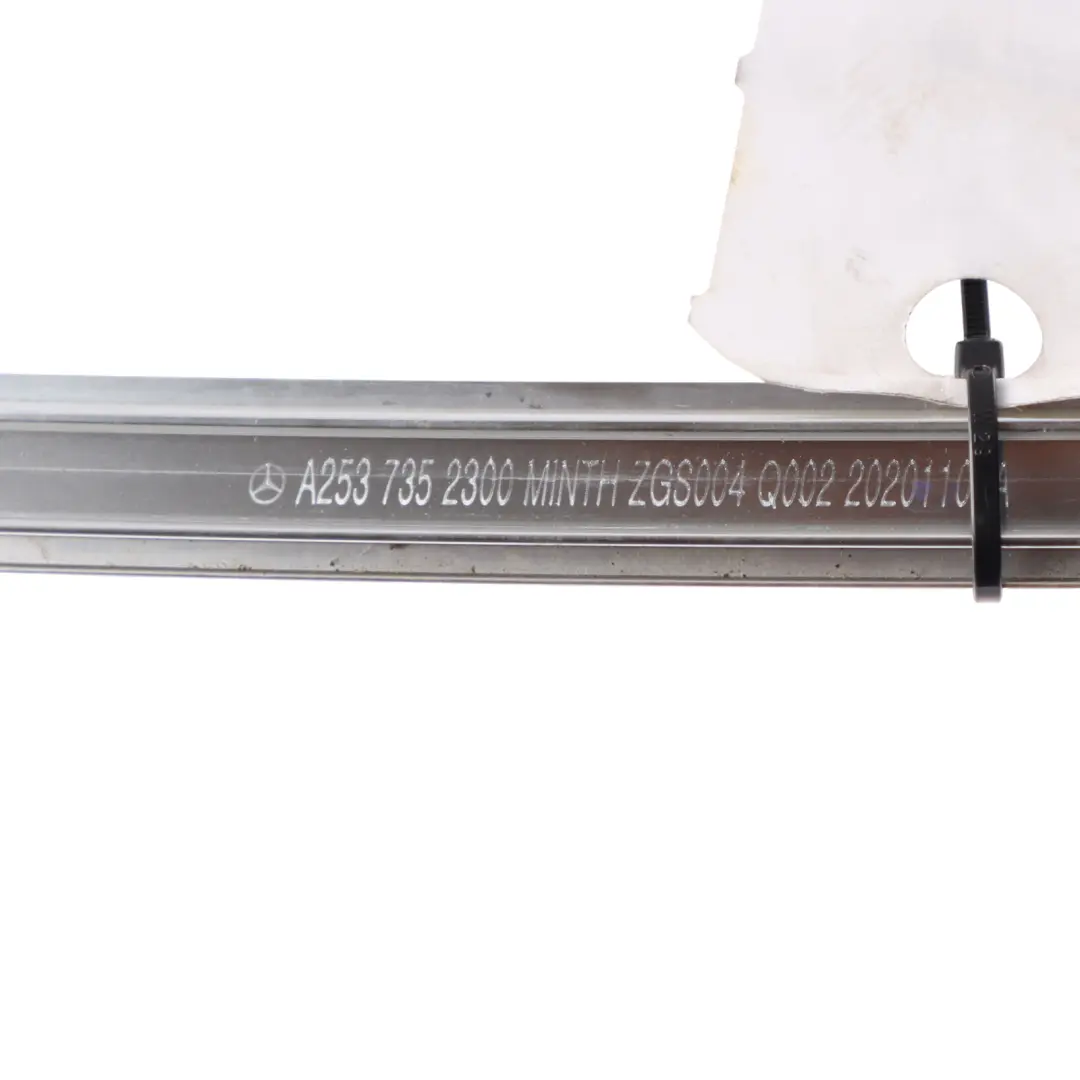 Inner Window Frame Rear Door Left N/S Cover Trim Guide to Mercedes C253 with Part number A2537353301 Mercedes C253 Inner Window Frame Rear Door Left N/S Cover Trim Guide - SKU A2537353301 - Part number A2537353301