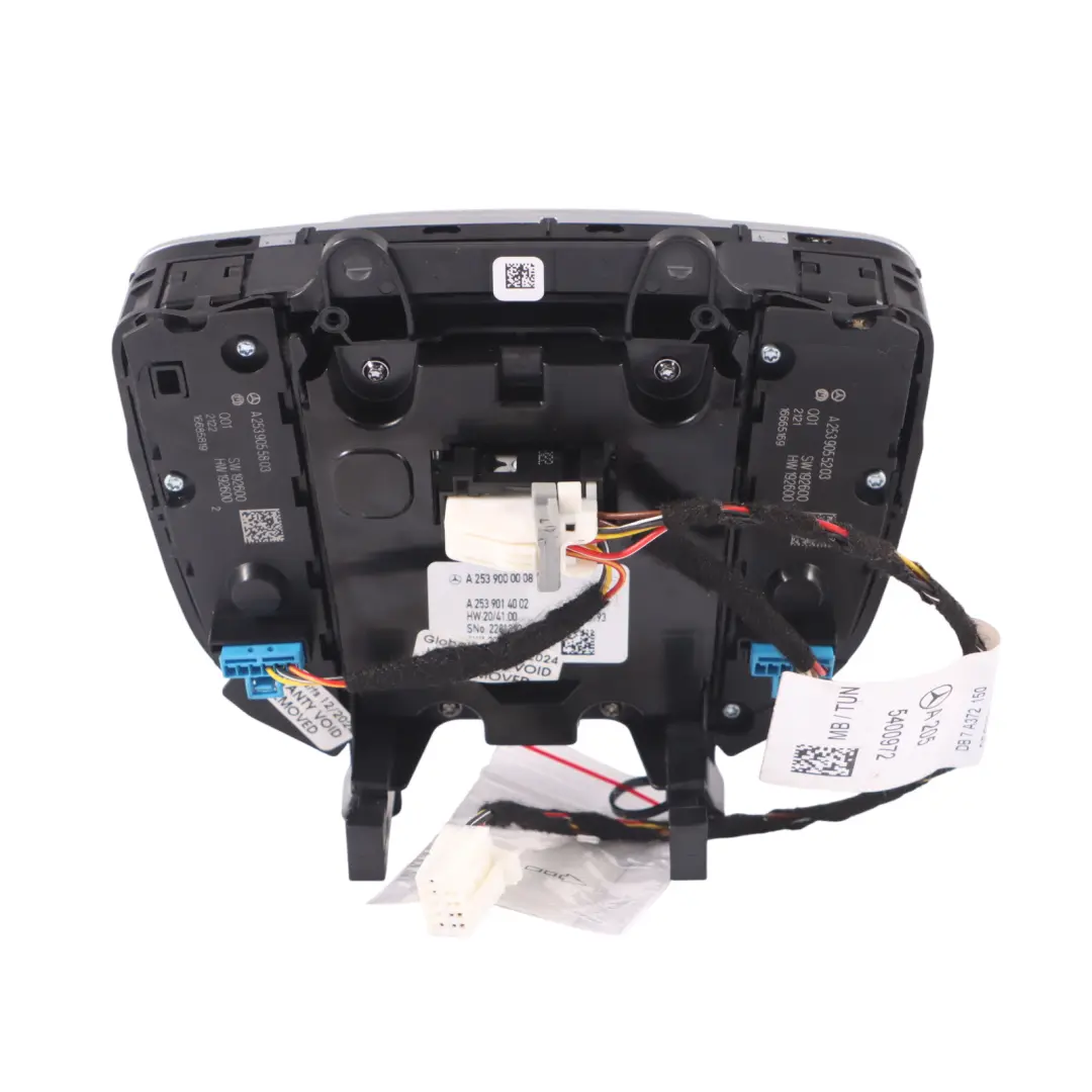 Panel Sterowania Konsoli Środkowej Touchpad do Mercedes GLC X253 o numerze A2539000008 Mercedes GLC X253 Panel Sterowania Konsoli Środkowej Touchpad - SKU A2539000008-2 - Numer Części A2539000008