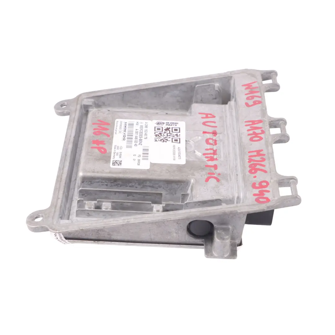 Mercedes W169 A170 266.940 116HP Engine Control Unit ECU Automatic - SKU A2661534079 - Part number A2661534079