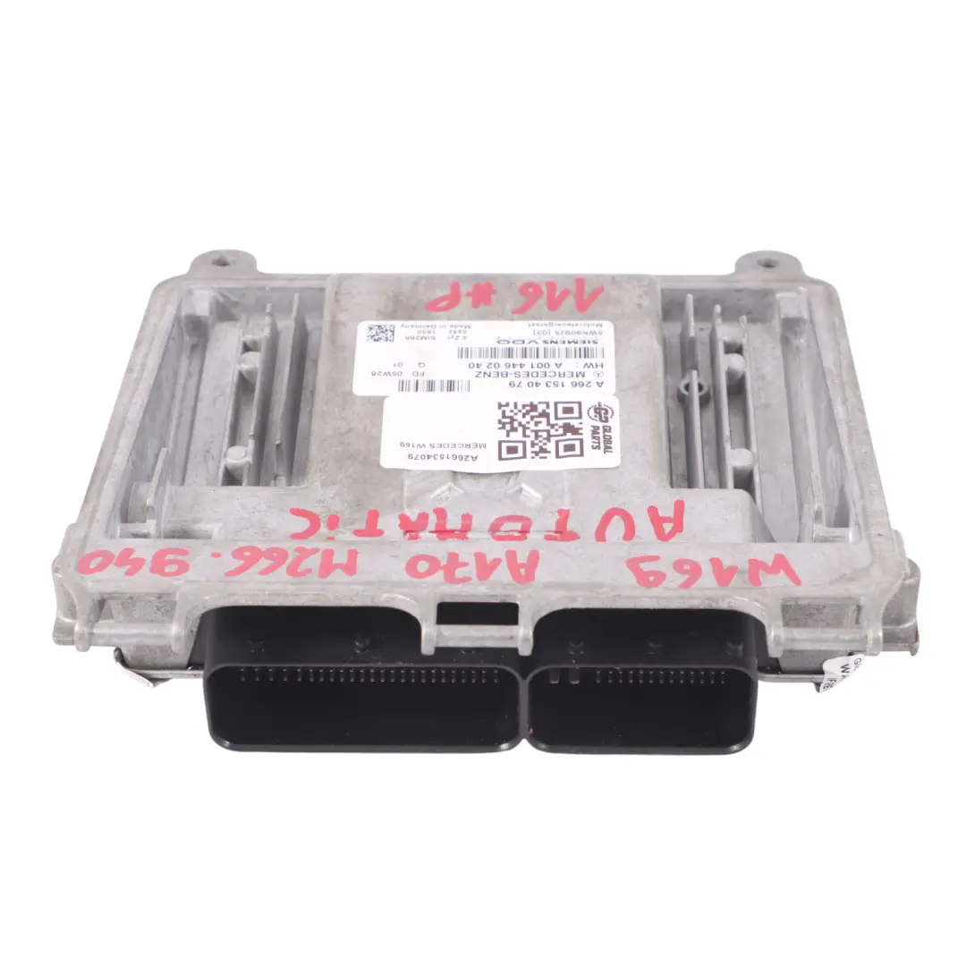 Mercedes W169 A170 266.940 116HP Engine Control Unit ECU Automatic - SKU A2661534079 - Part number A2661534079