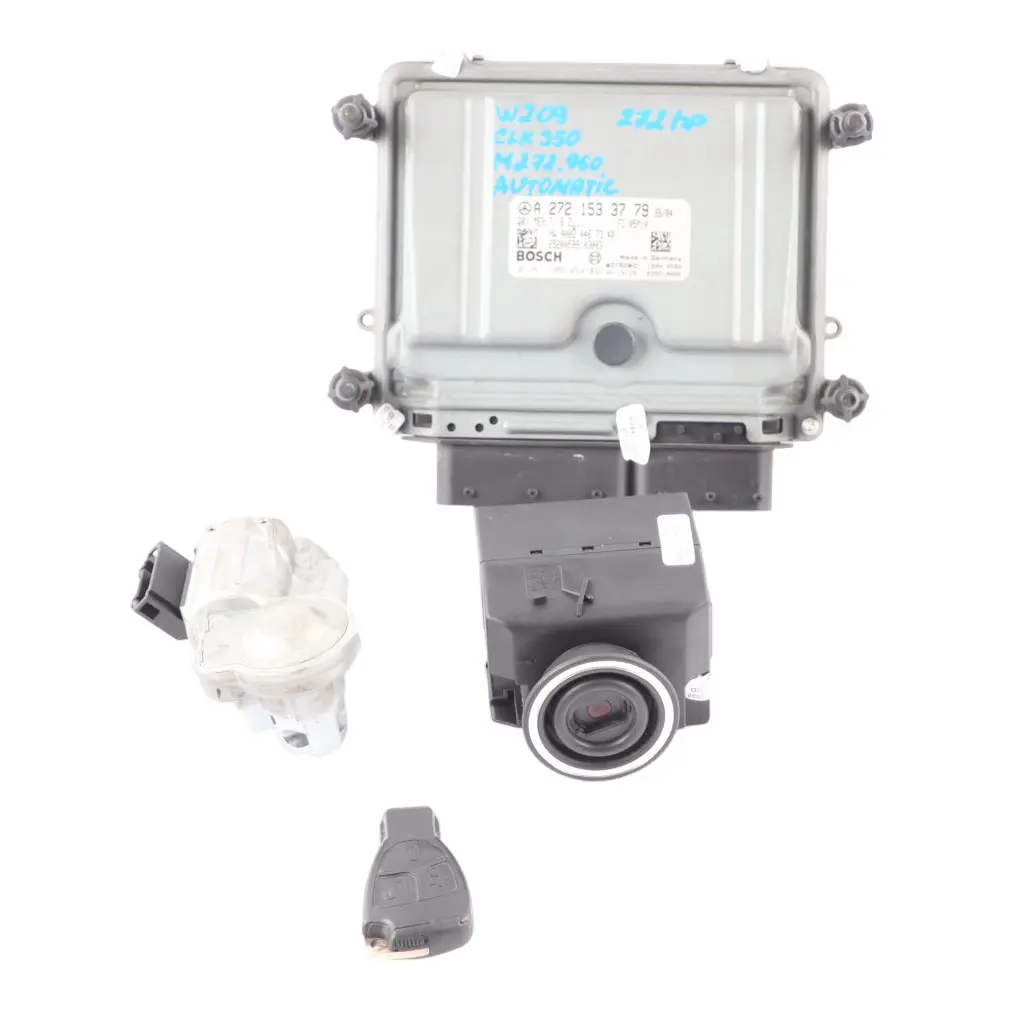 CLK350 A209 272HP M272.960 Engine ECU Kit Lock + Key to Mercedes with Part number A2721533779 Mercedes CLK350 A209 272HP M272.960 Engine ECU Kit Lock + Key - SKU A2721533779-2 - Part number A2721533779