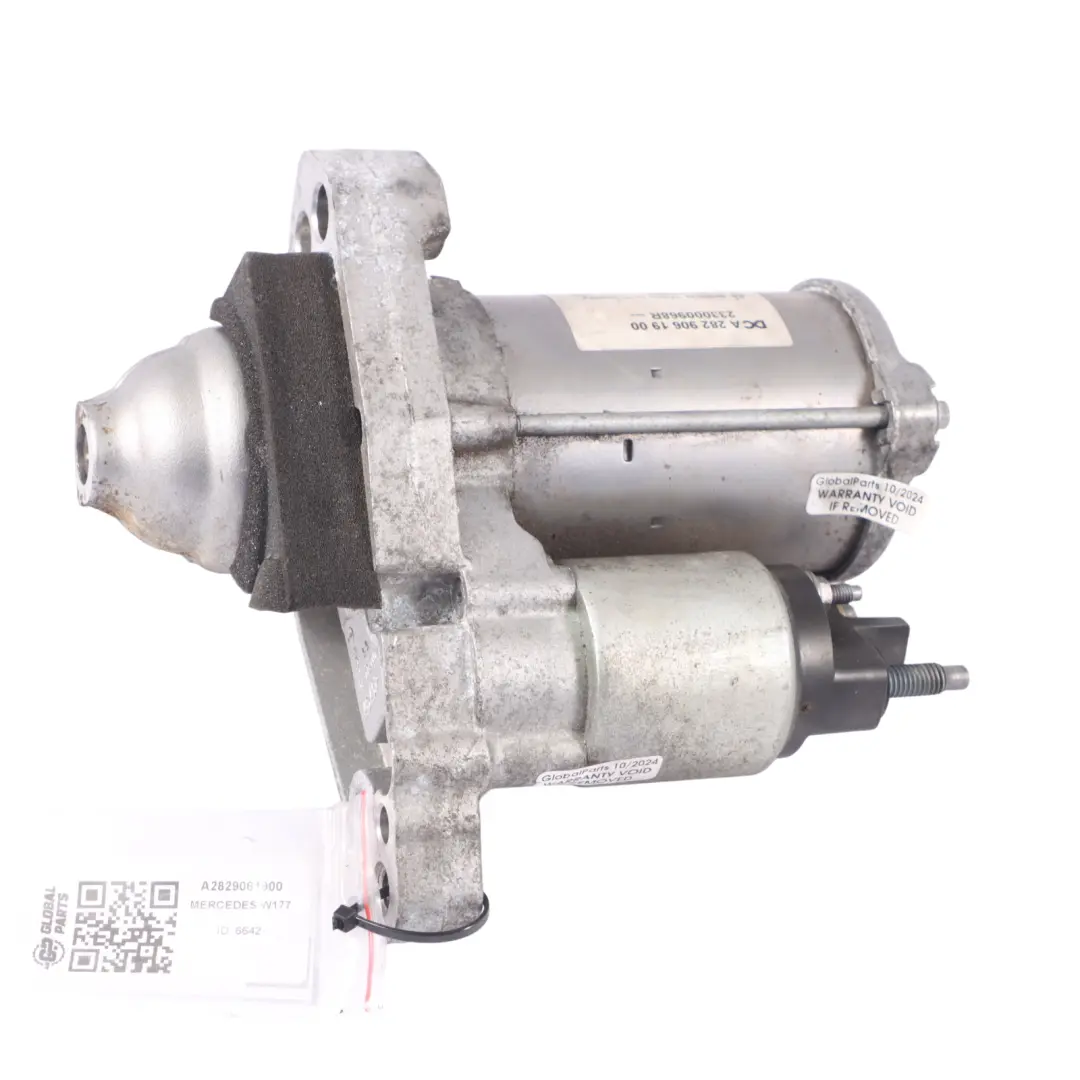 M282 moteur de démarrage pour moteur à essence pour Mercedes W177 à propos du numéro de pièce A2829061900 Mercedes W177 M282 moteur de démarrage pour moteur à essence - SKU A2829061900 - Numéro de pièce A2829061900