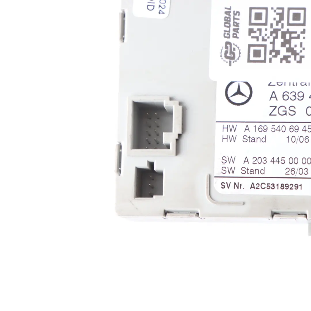 Mercedes W639 Gateway Control Unit Module ECU - SKU A6394460027 - Part number A6394460027