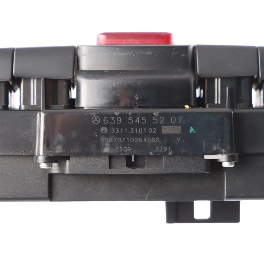 Mercedes Vito W639 Switch Panel Dash Hazard ASR Locking Wiper Button - SKU A6395455207-1 - Part number A6395455207