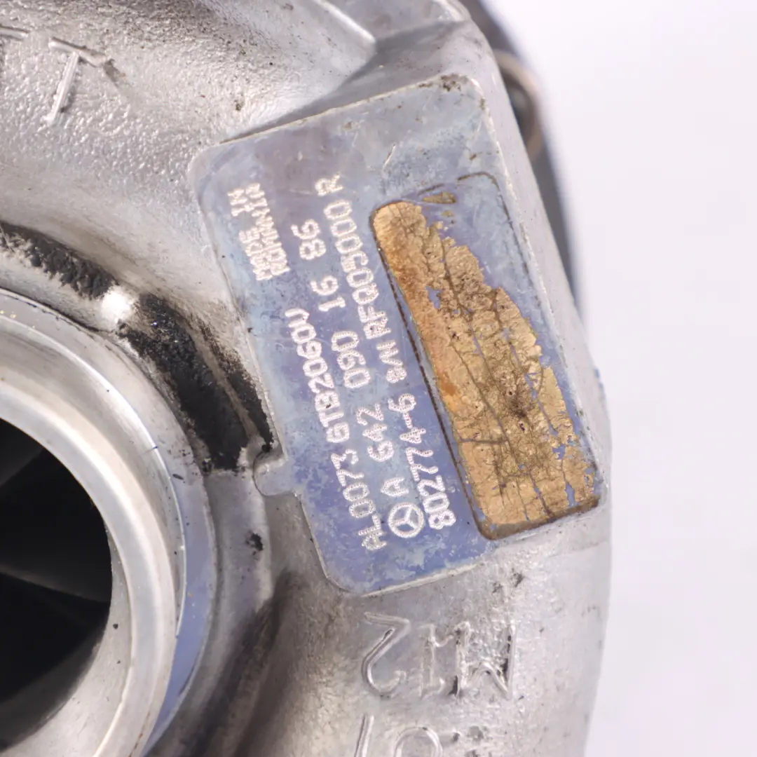 Mercedes W204 W207 Turbocompresseur Moteur Turbo Diesel OM642 - SKU A6420901686 - Numéro de pièce A6420901686