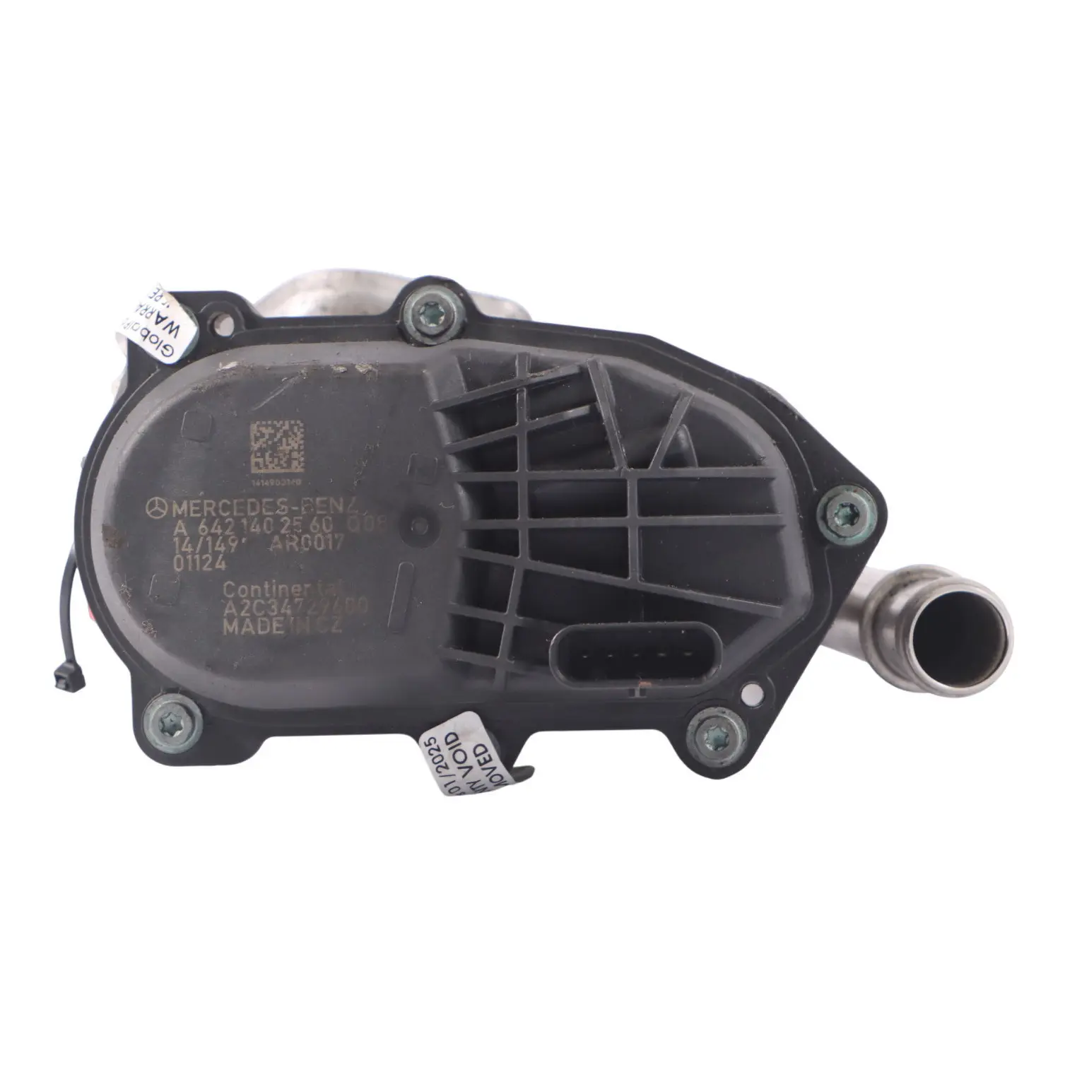 Mercedes C207 OM642 Diesel Engine EGR Cooler Ventil Valve A6421402560