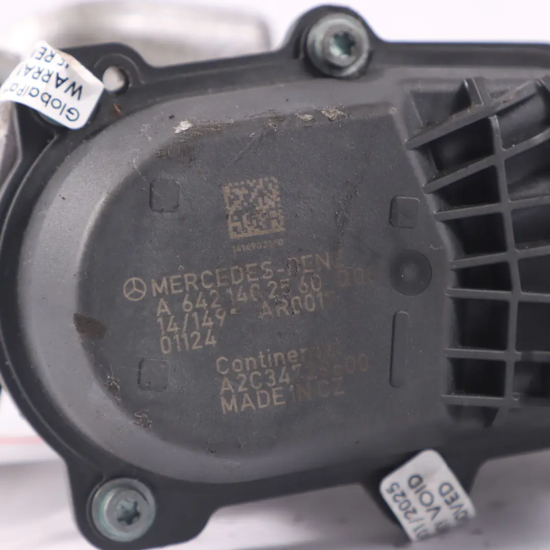 Mercedes C207 OM642 motore diesel EGR Cooler Ventil Valve - SKU A6421402560 - Numero di parte A6421402560