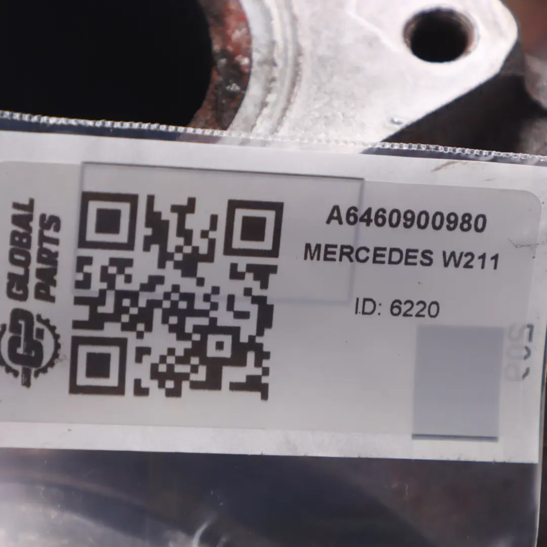  Turbocompresor Mercedes W204 W211 OM646 Diesel Cargador turbo A6460900080 - SKU A6460900980 - Número de pieza A6460900980