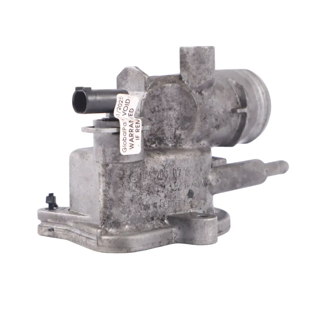 OM646 Boîtier thermostat refroidissement radiateur pour Mercedes W211 à propos du numéro de pièce A6462000715 Mercedes W211 OM646 Boîtier thermostat refroidissement radiateur - SKU A6462000715 - Numéro de pièce A6462000715