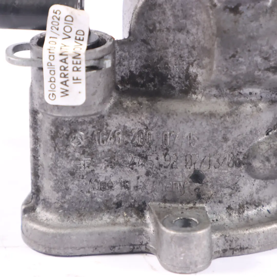 OM646 Boîtier thermostat refroidissement radiateur pour Mercedes W211 à propos du numéro de pièce A6462000715 Mercedes W211 OM646 Boîtier thermostat refroidissement radiateur - SKU A6462000715 - Numéro de pièce A6462000715