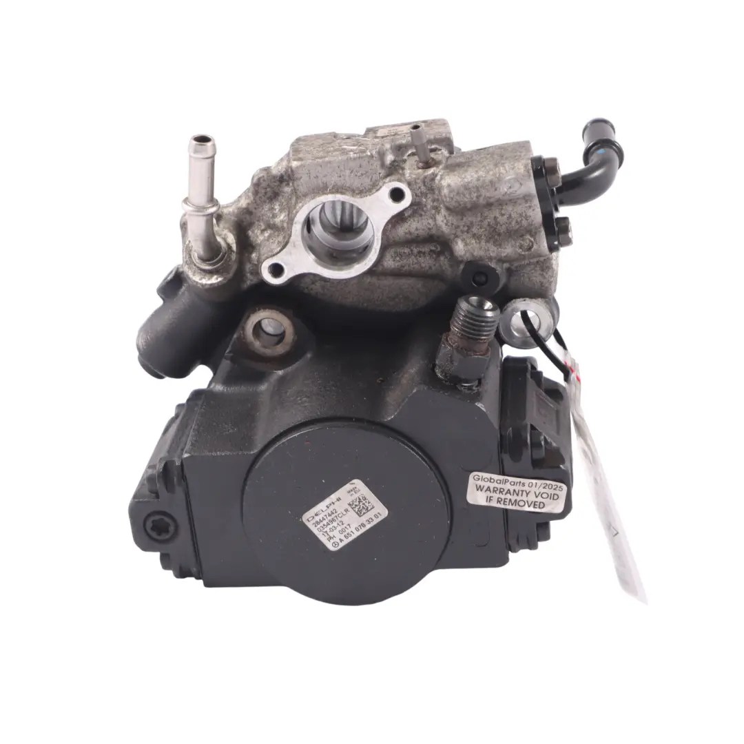 Mercedes W205 Diesel Isolation la pompe à carburant haute pression - SKU A6510703301 - Numéro de pièce A6510703301