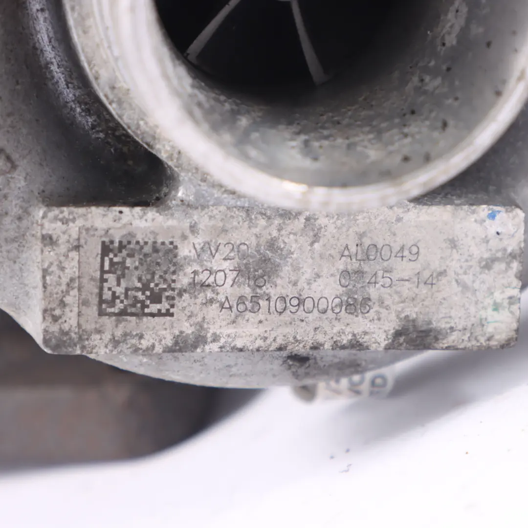 Mercedes W906 OM651 Diesel Motor Turbolader - SKU A6510900086 - Teilenummer A6510900086