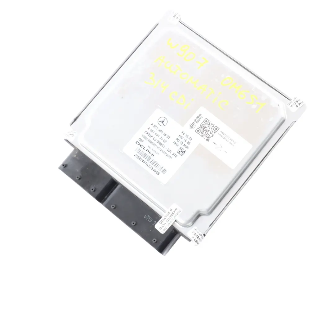 Mercedes Sprinter W910 314 CDI OM651.958 143HP Engine Unit ECU - SKU A6519003603-2 - Part number A6519003603
