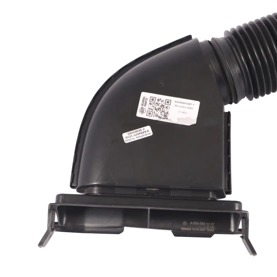 Mercedes GLC C253 OM654 Tuyau d'admission d'air pour moteur diesel - SKU A6540941497-1 - Numéro de pièce A6540941497