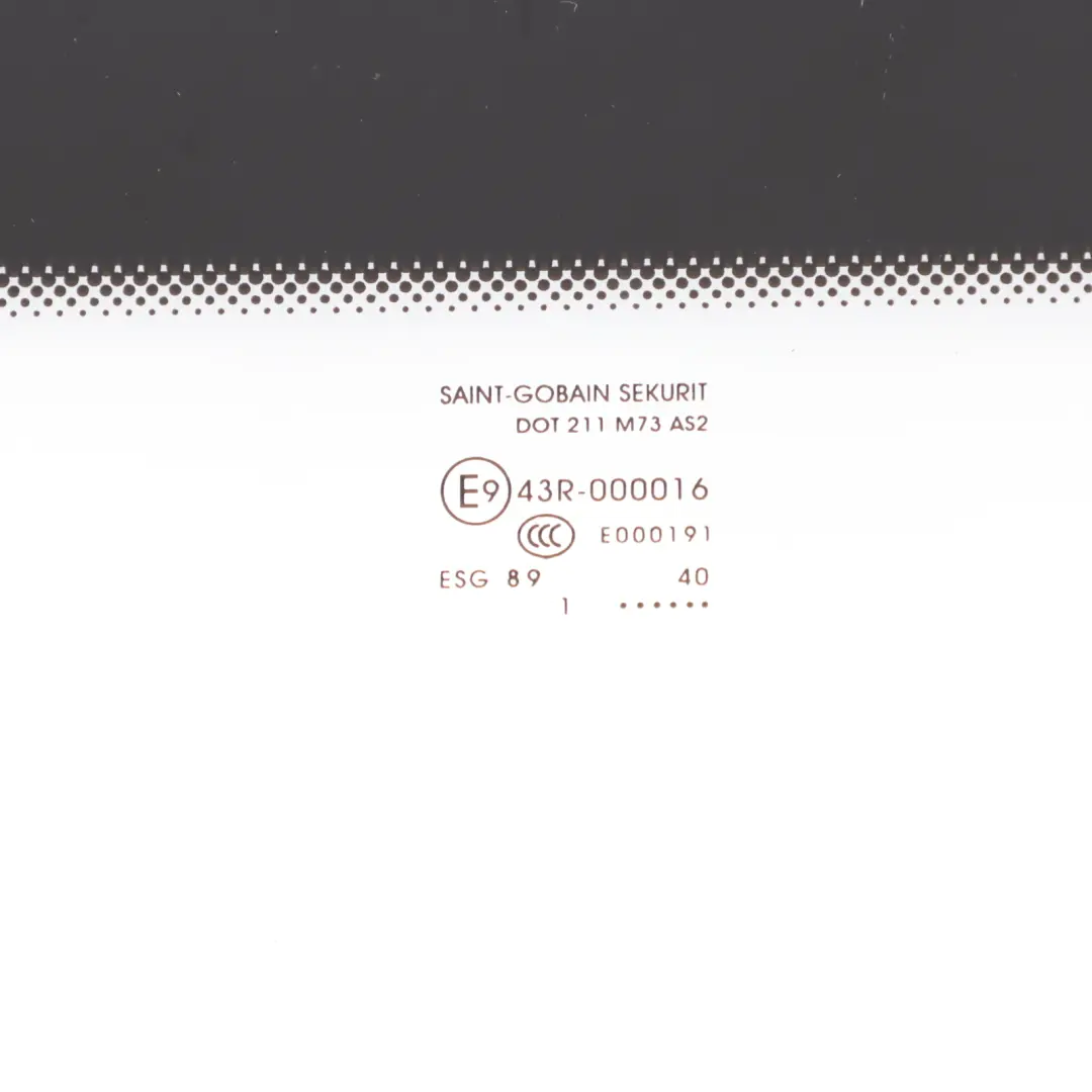 Mercedes W906 Window Glass Rear Left Right O/N/S Side Door AS2 - SKU A9066700106-1 - Part number A9066700106